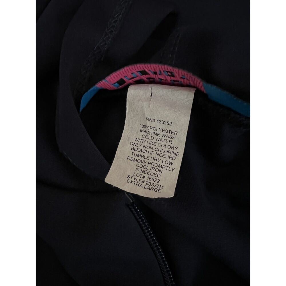 absolute energy mens size xl Hooded jacket navy blue full zip 2 line - Picture 8 of 8